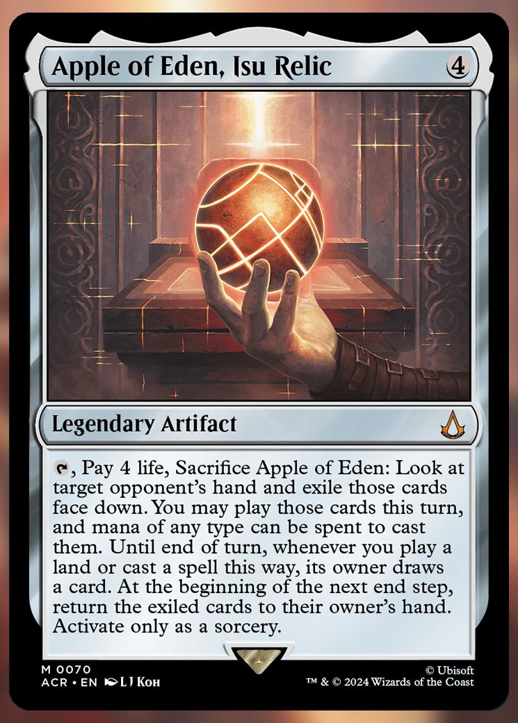 Apple of Eden, Isu Relic