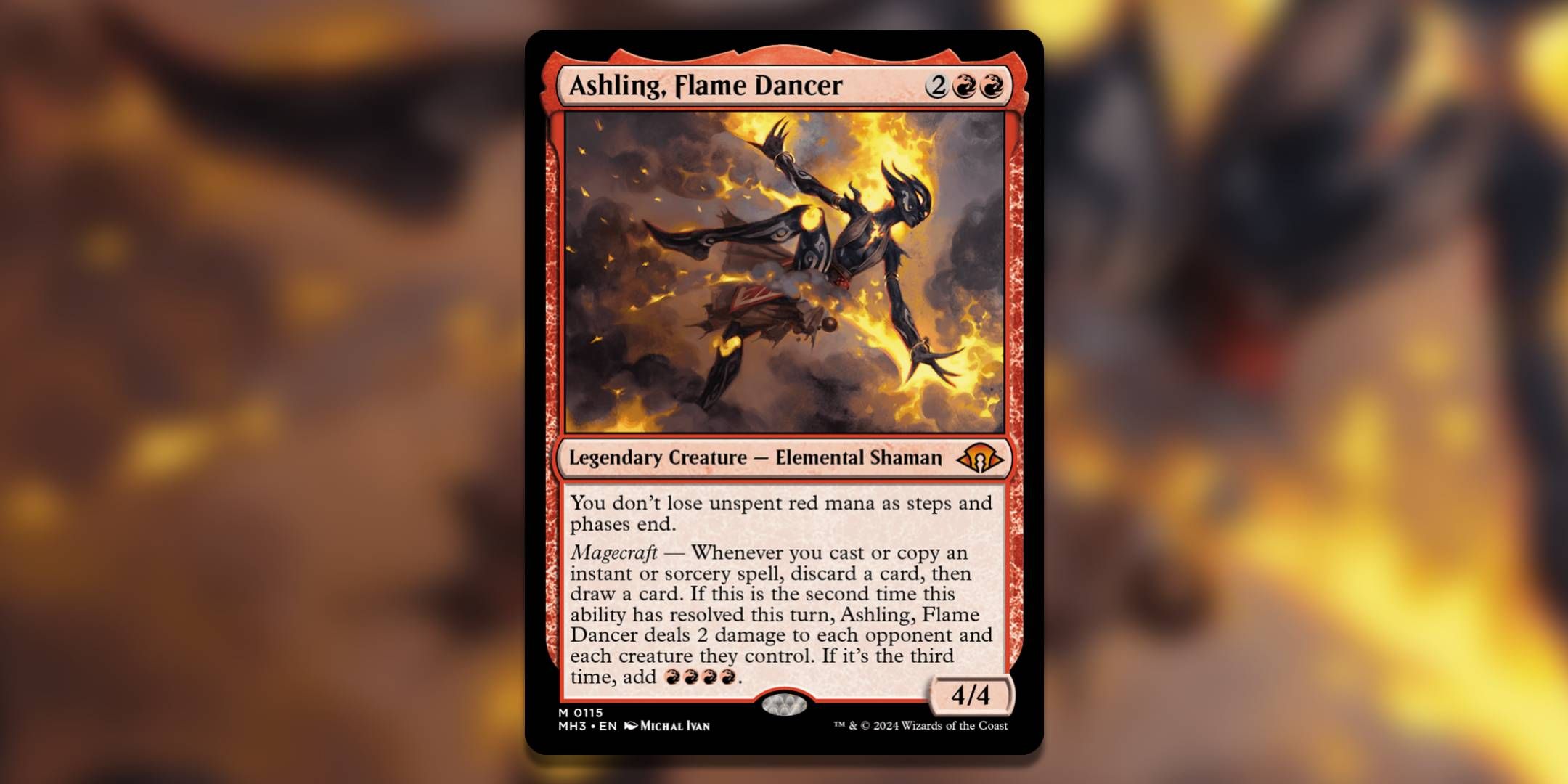 Ashling, Flame Dancer by Michael Ivan