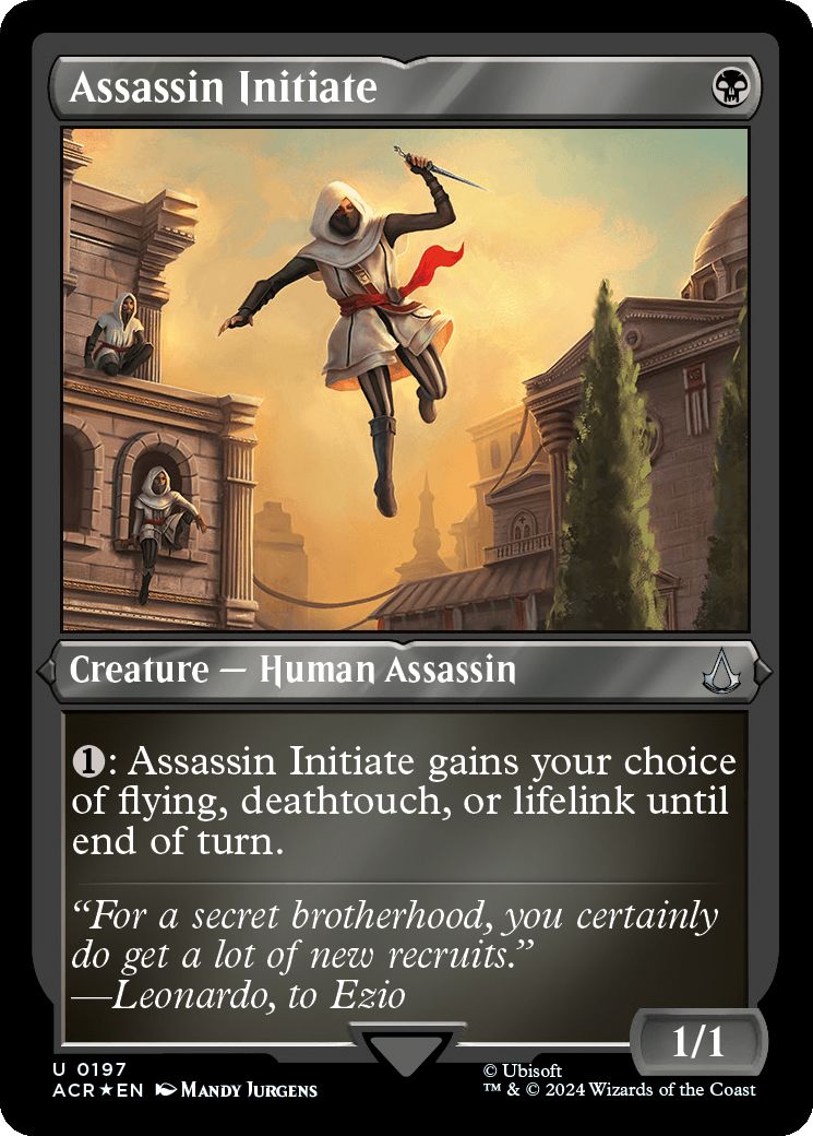 Assassin Initiate etched
