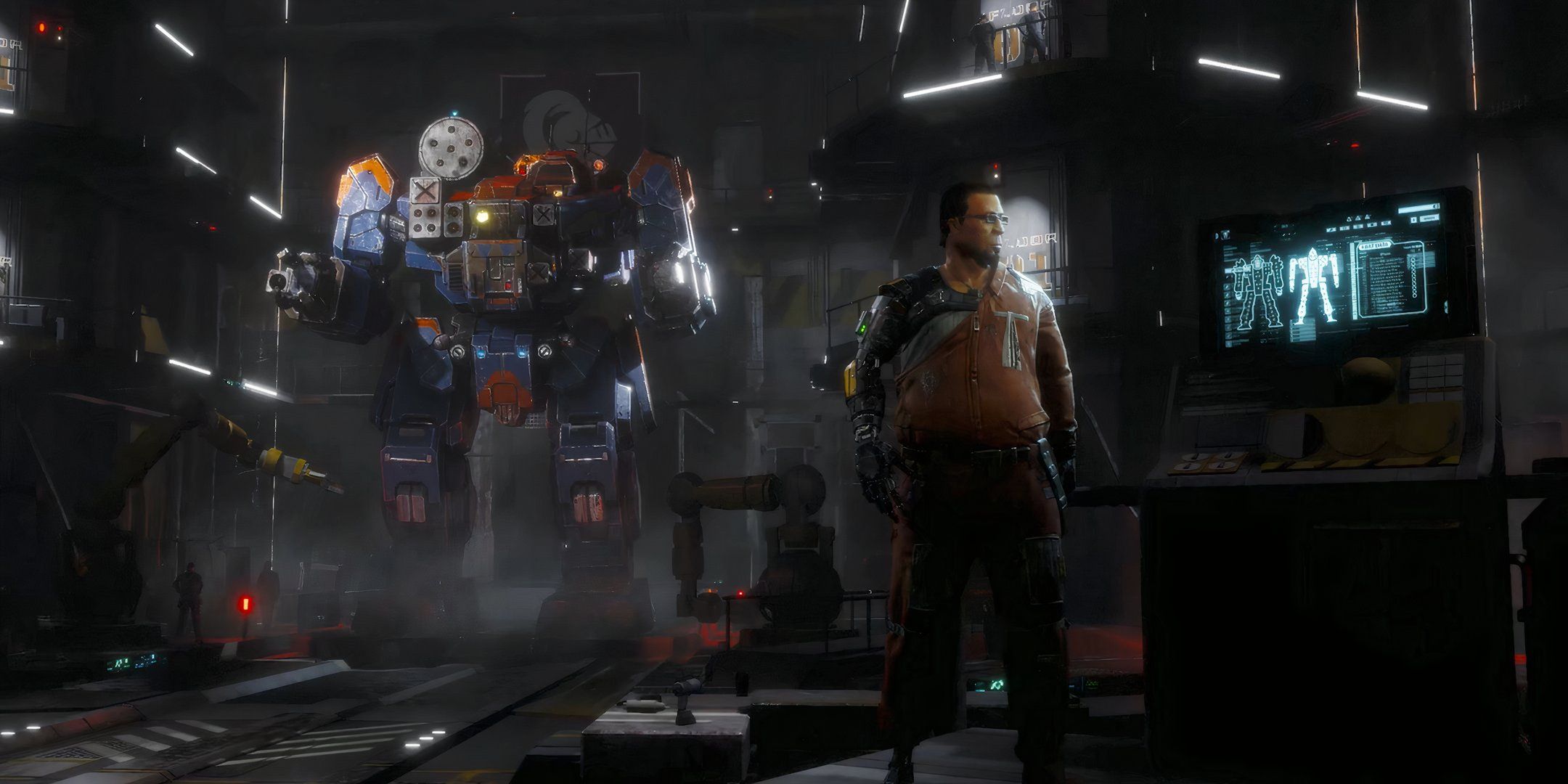 A mech and operator from Battletech. 