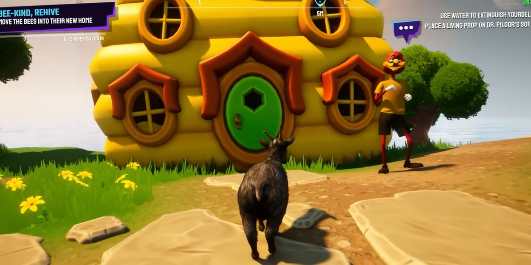 Bee-Kind, Rehive event in Goat Simulator 3: Multiverse Of Nonsense