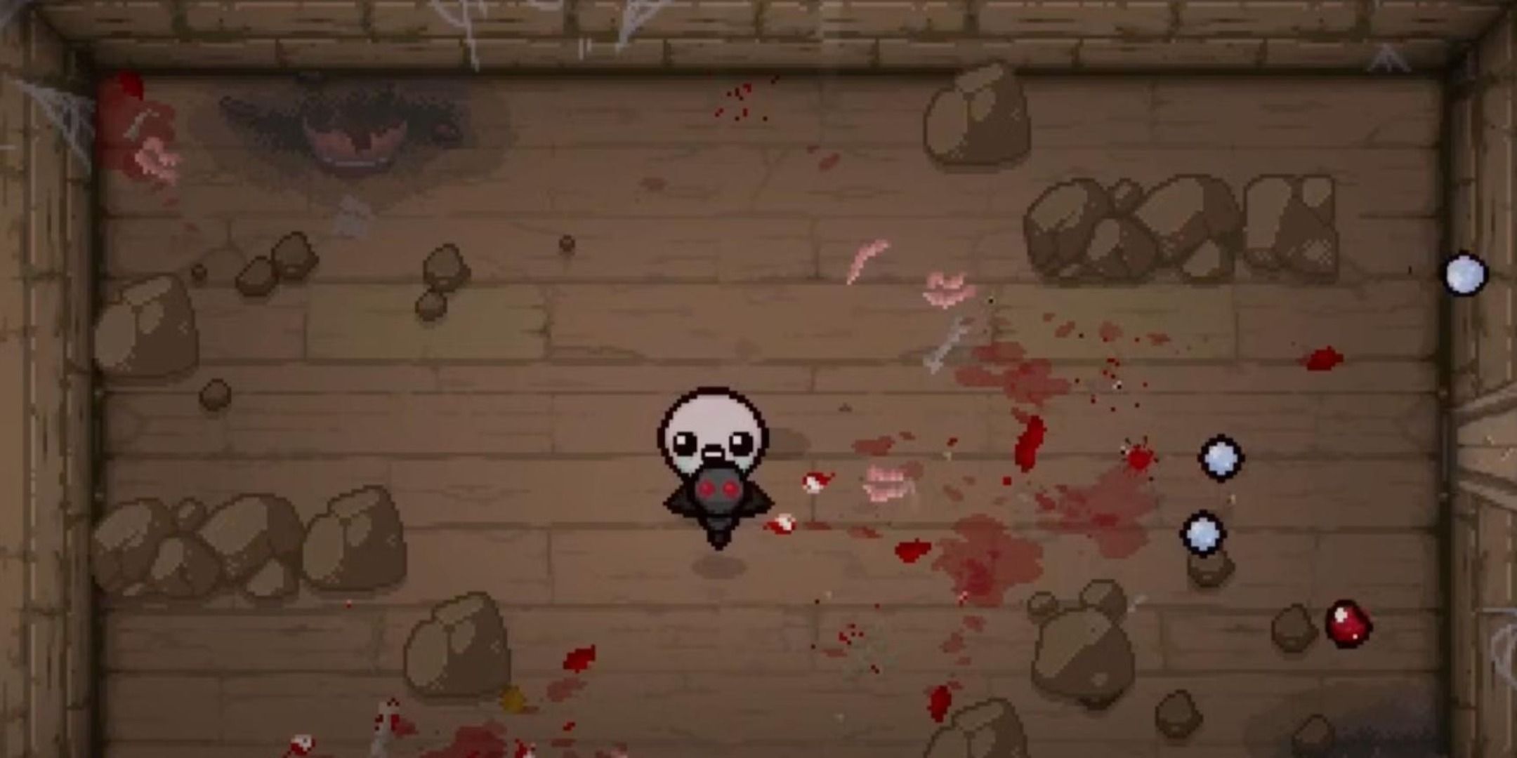Isaac from the game Binding of Isaac.