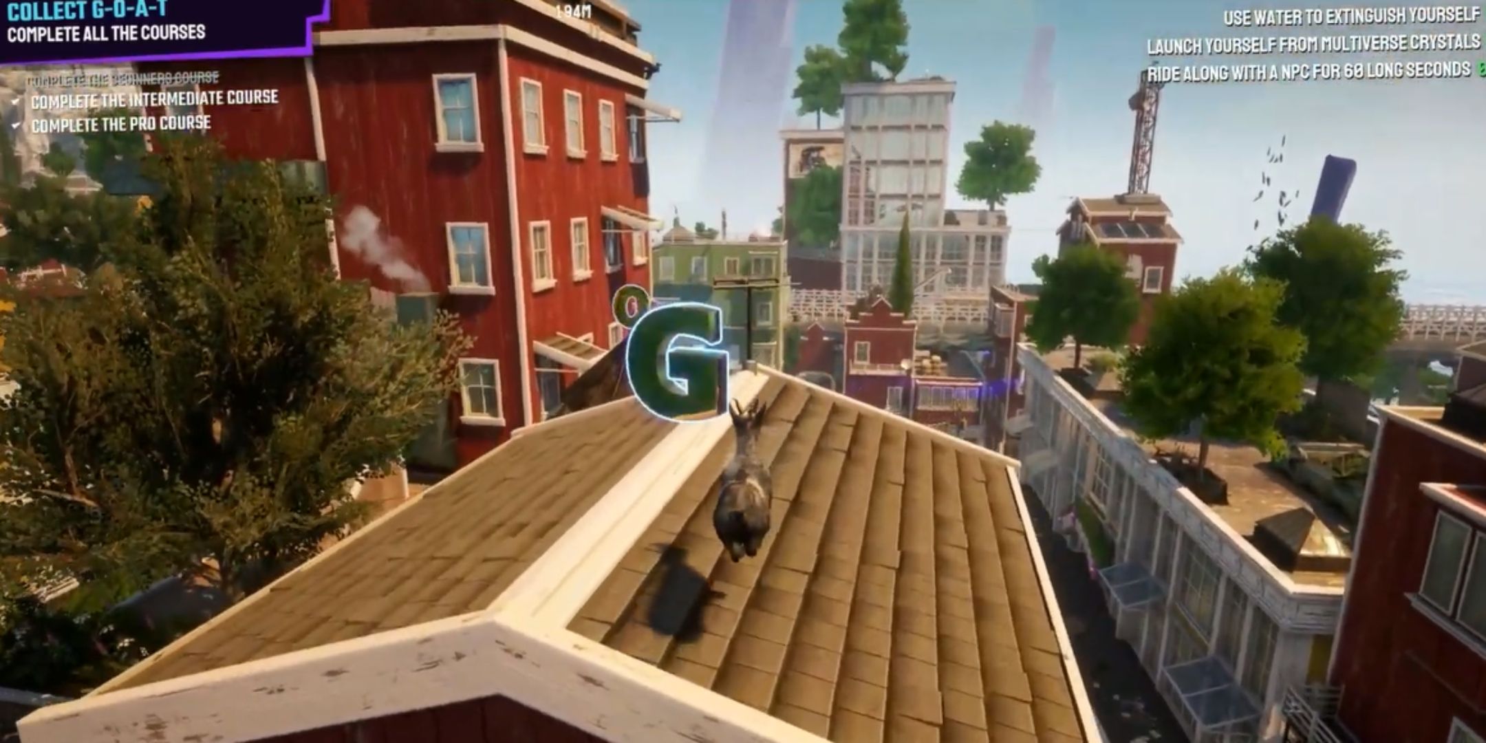 Collect G-O-A-T event in Goat Simulator 3: Multiverse Of Nonsense