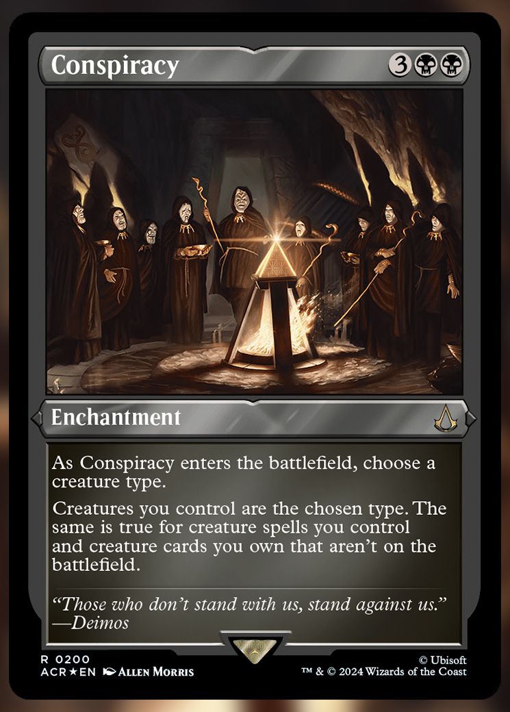 Conspiracy etched
