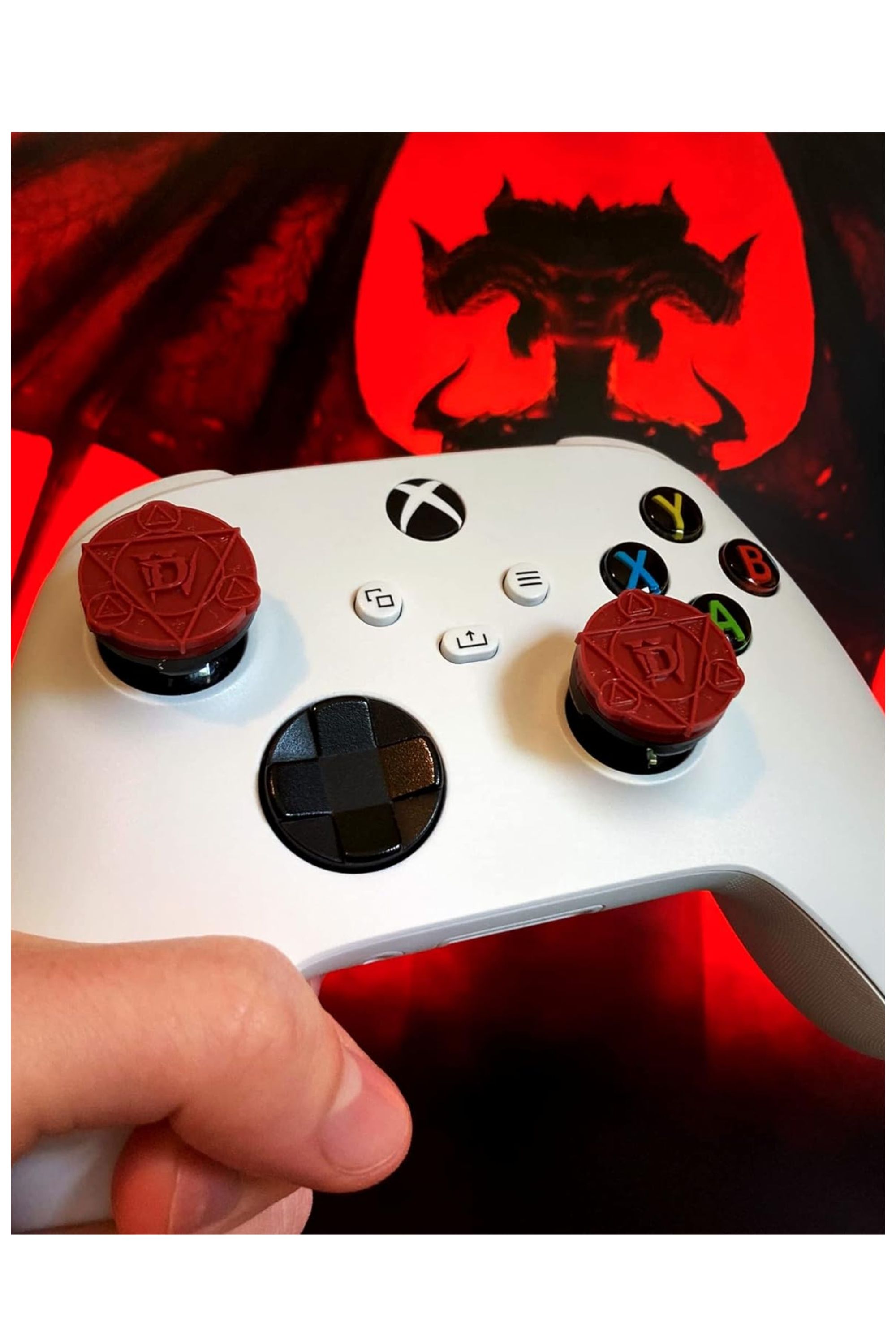 The KontrolFreek Diablo 4 Thumbstick Grippers.