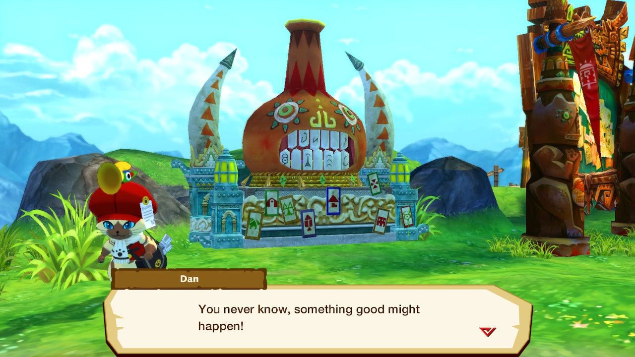 dan explaining the prayer pot in monster hunter stories