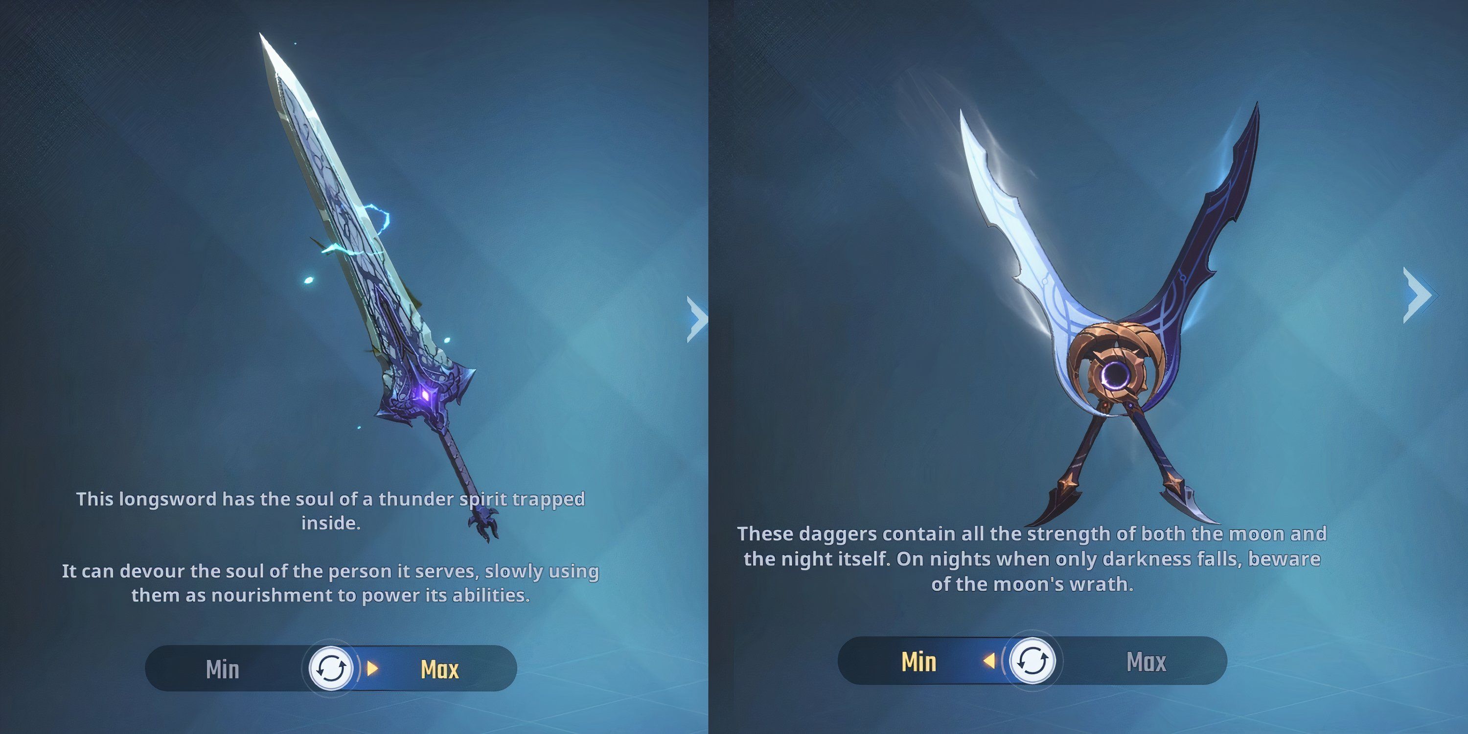 Demon King’s Longsword and Moonshadow abilities in Solo Leveling