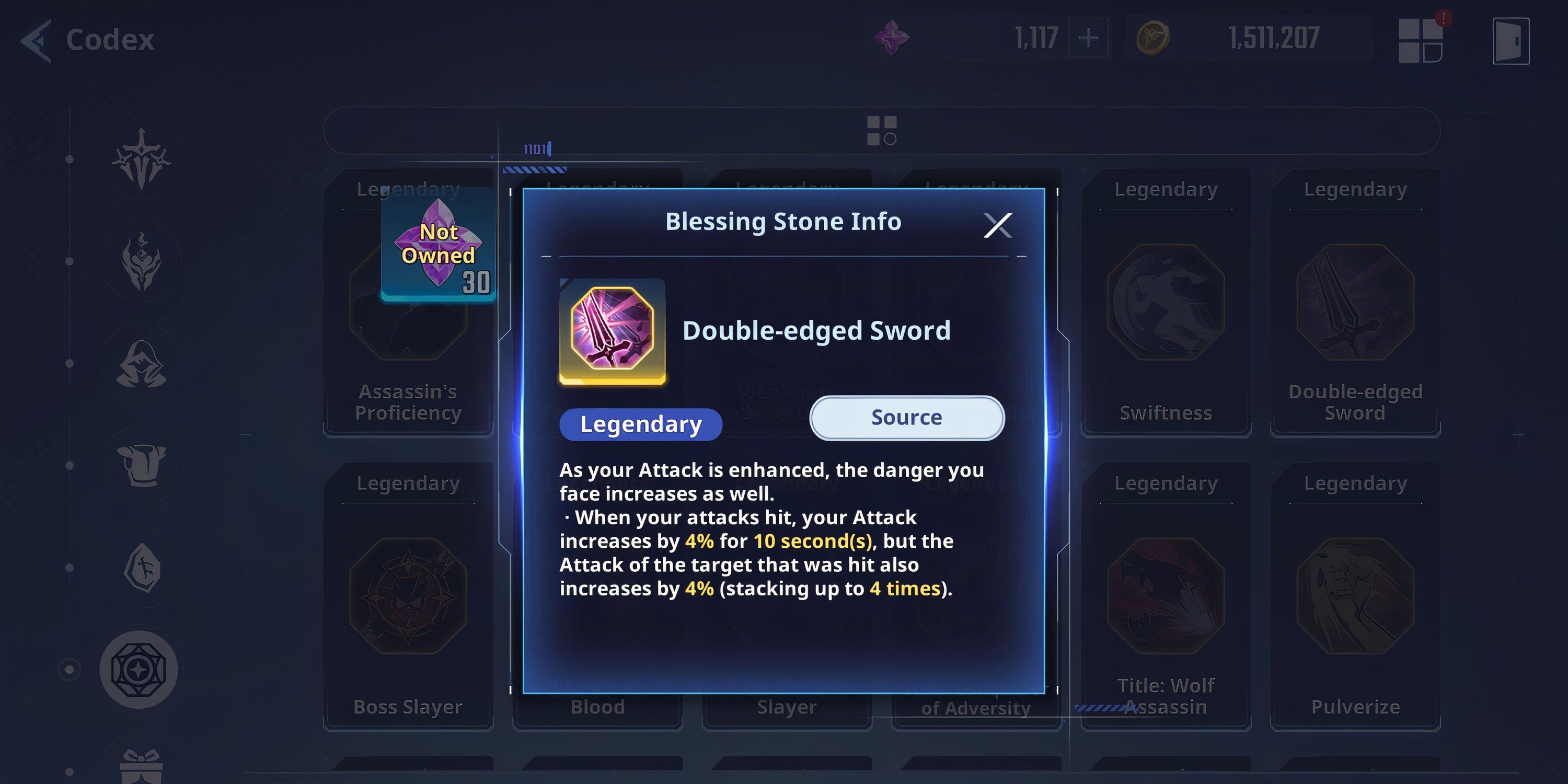 Double Edged Sword's attack increasing effect in Solo Leveling Arise