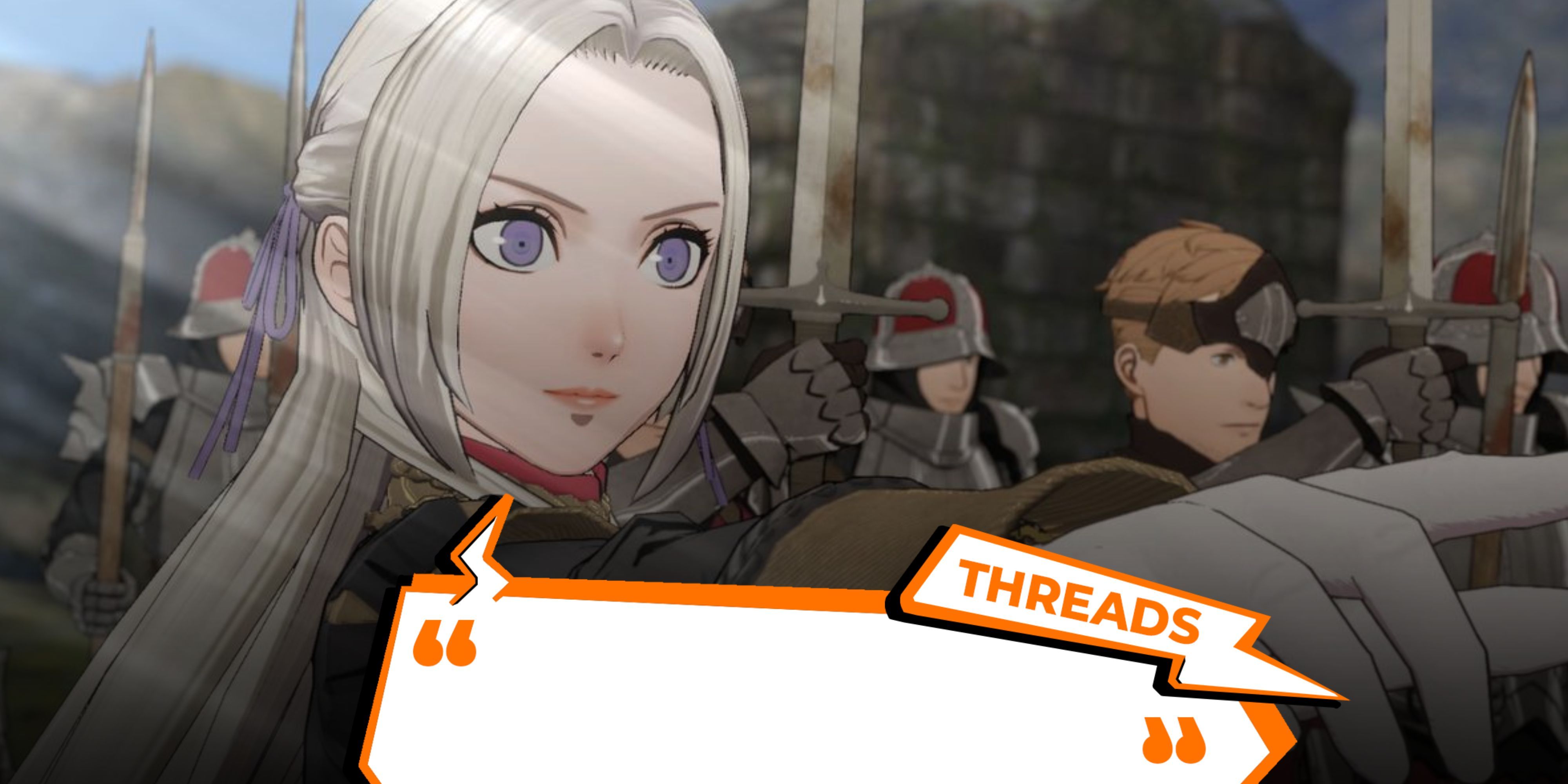 Edelgard pointing with TG Threads