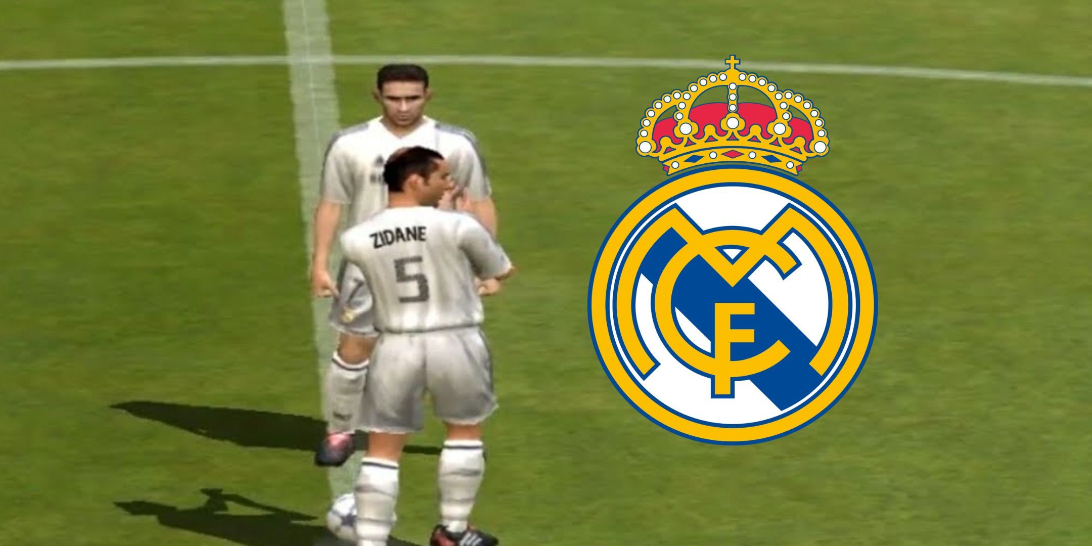 Fifa 2005 Zidane Kick Off and Real Madrid Badge