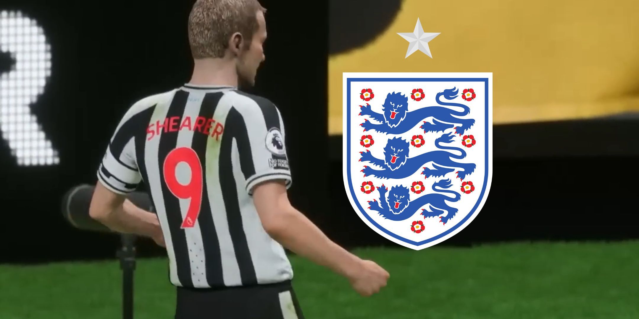 FIFA 23 Shearer's back And England Badge