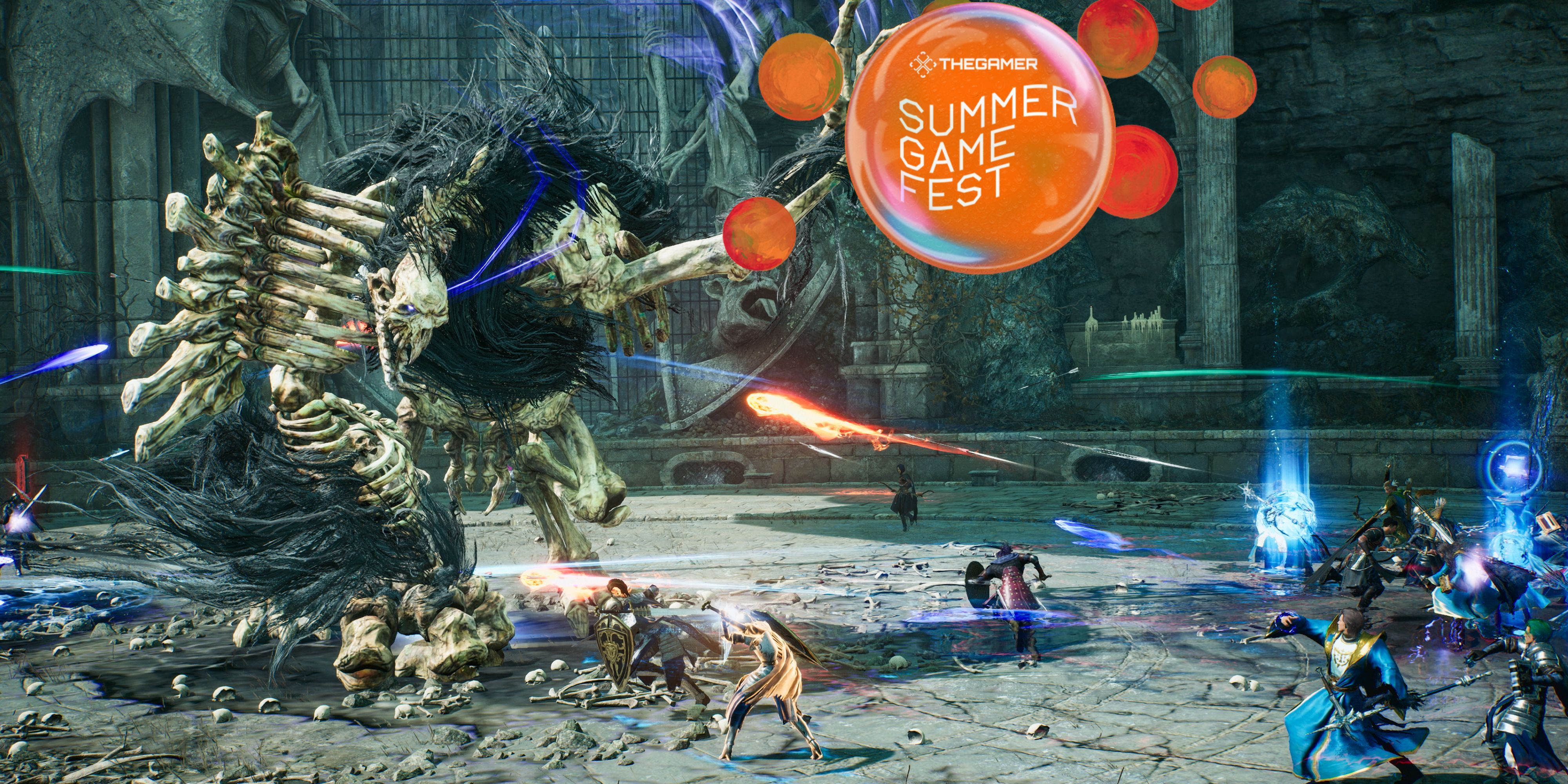 Fighting a Skeleton Beast Boss in Throne & Liberty thumbnail