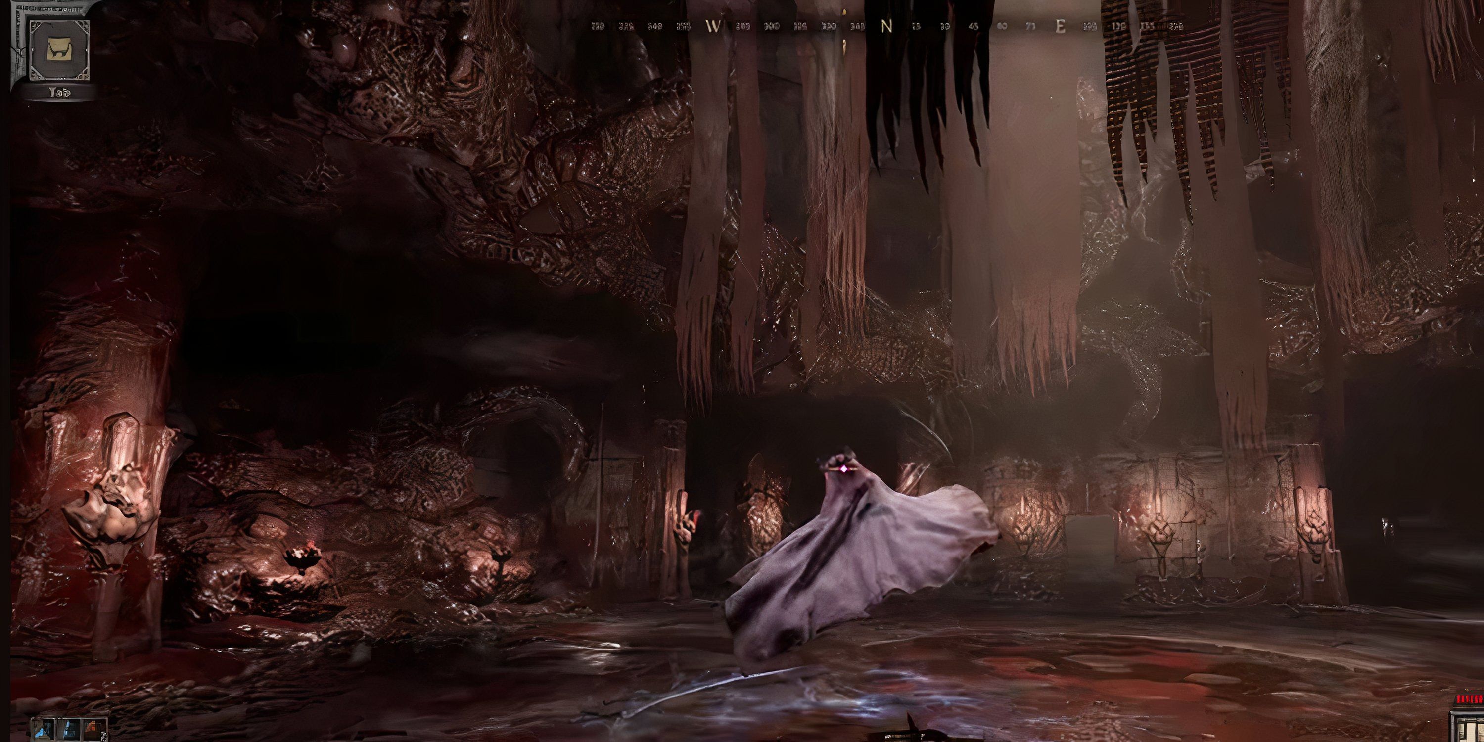 Ghost King using curses in Dark and Darker