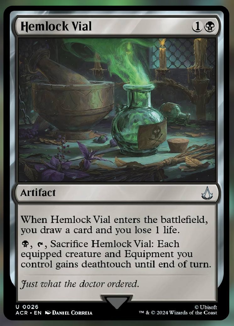 Hemlock Vial