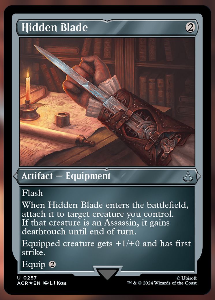 Hidden Blade etched