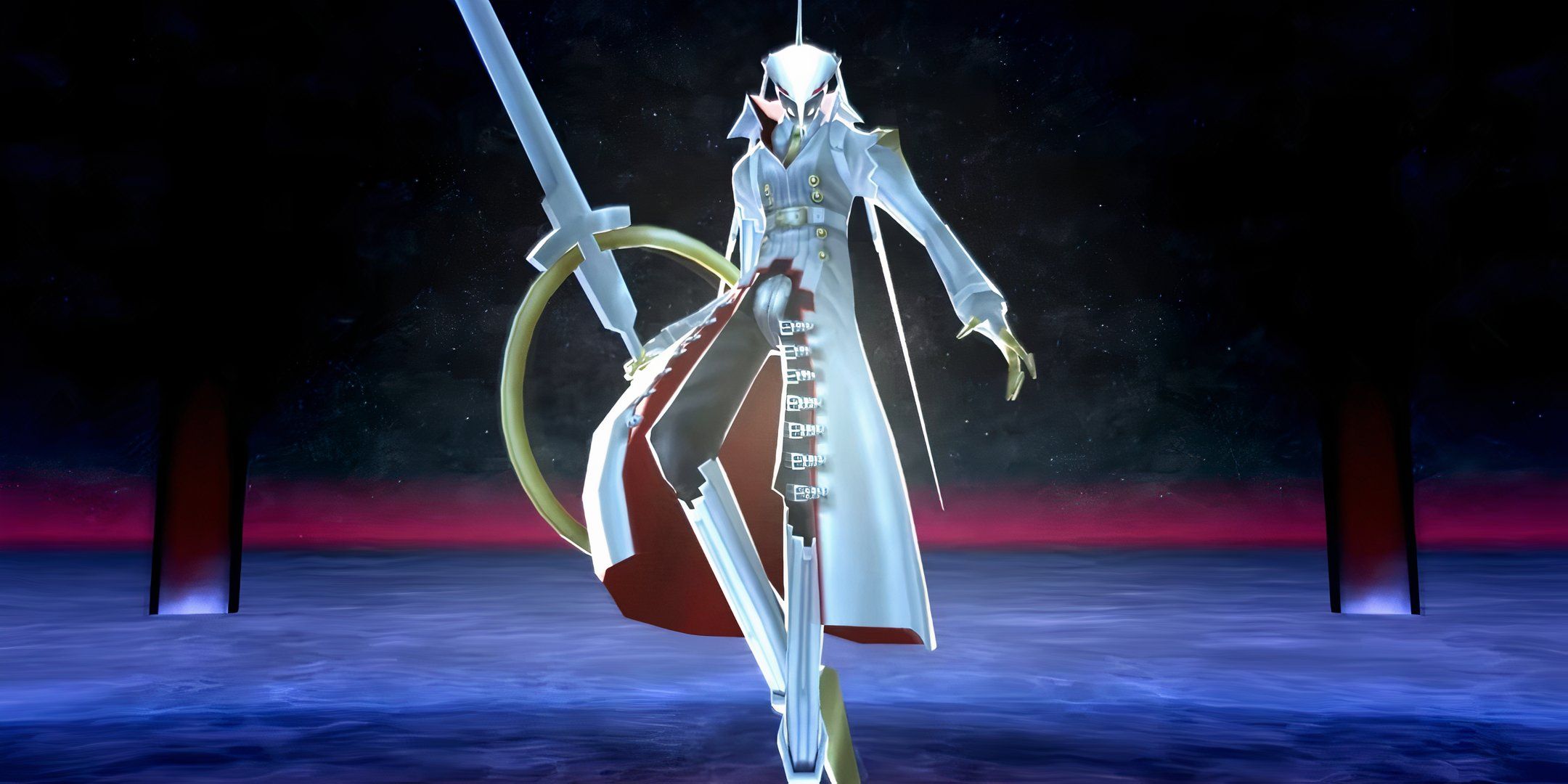 Izanagi-no-Ikami brandishing his weapon