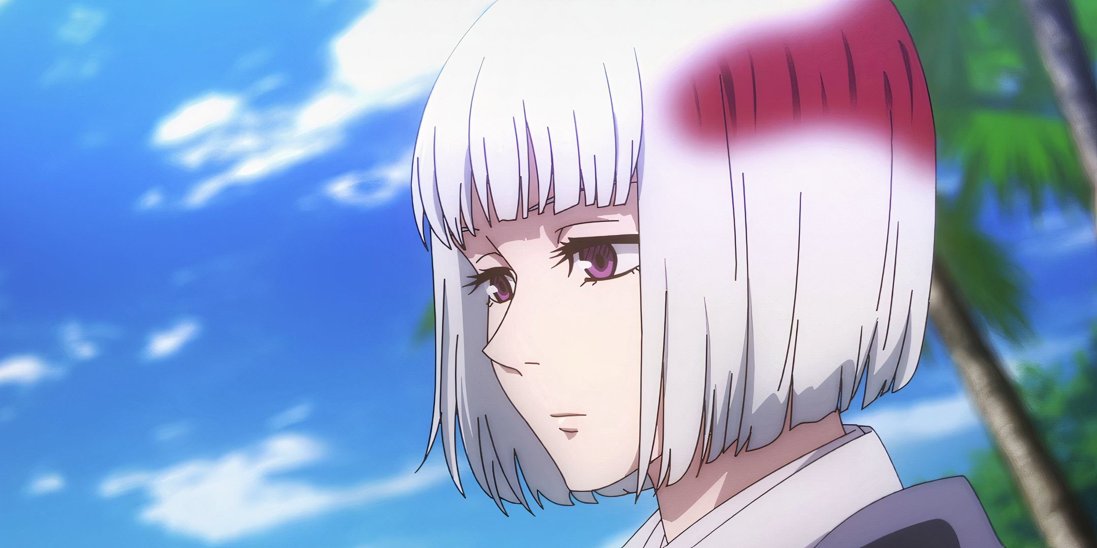 Urame with a neutral expresion.