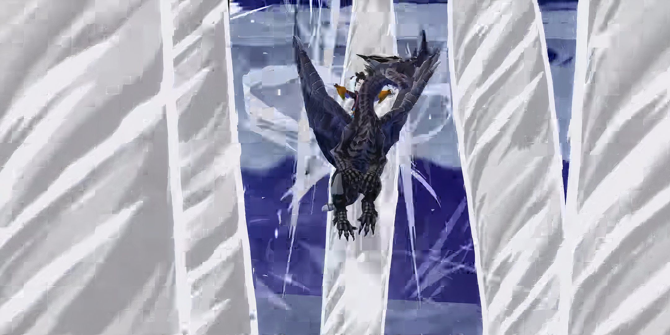 Kushala Daora Performing the Ancient Storm in Monster Hunter Stories: Remastered