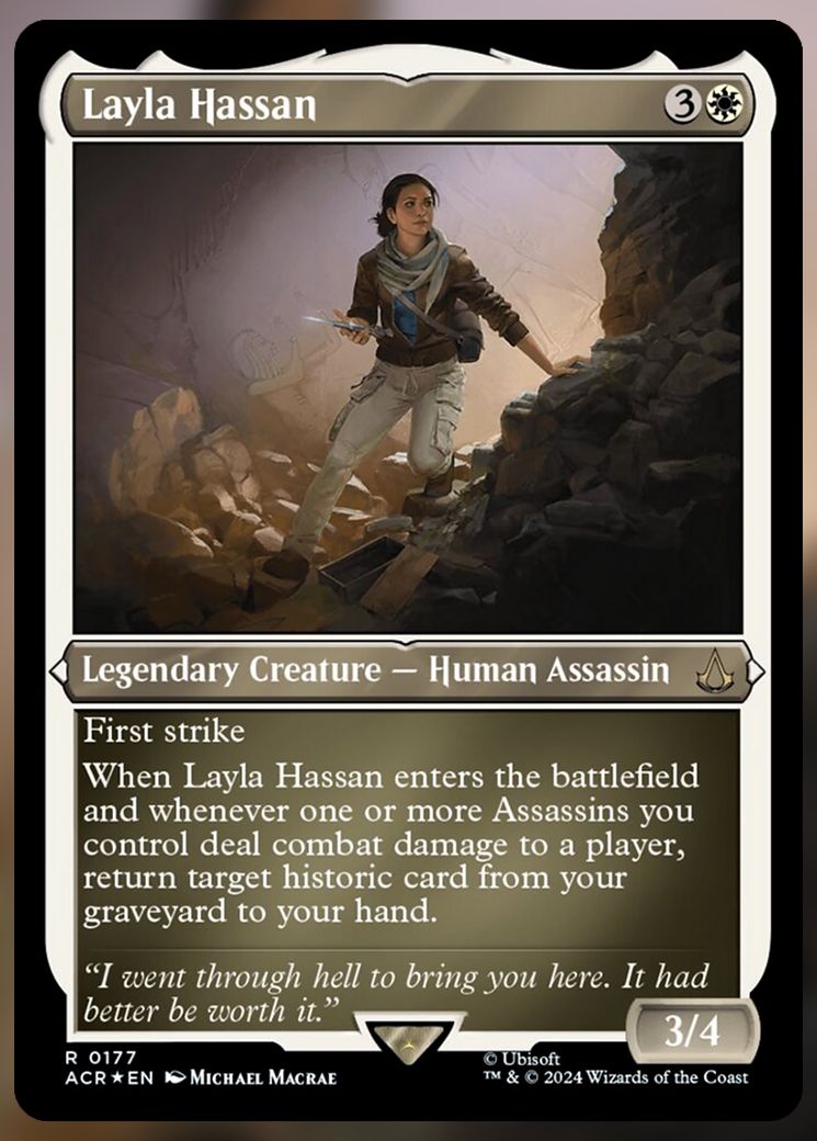 Layla Hassan etched