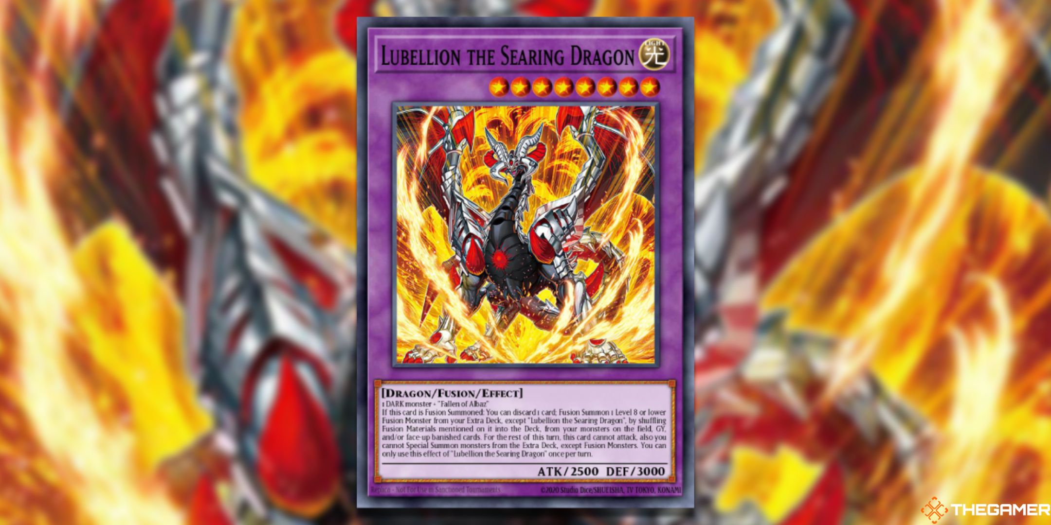 Lubellion The Searing Dragon Yu-Gi-Oh! Card Art