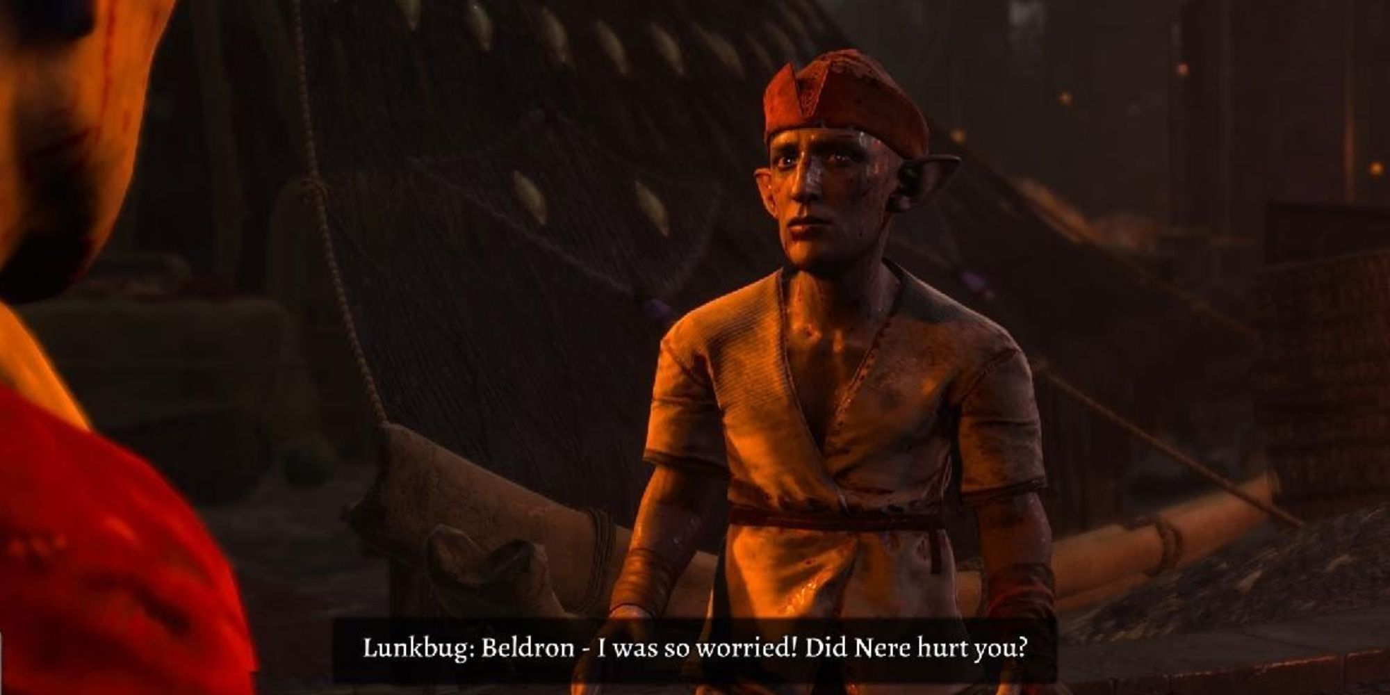 Lunkbug talking to Beldron in BG#