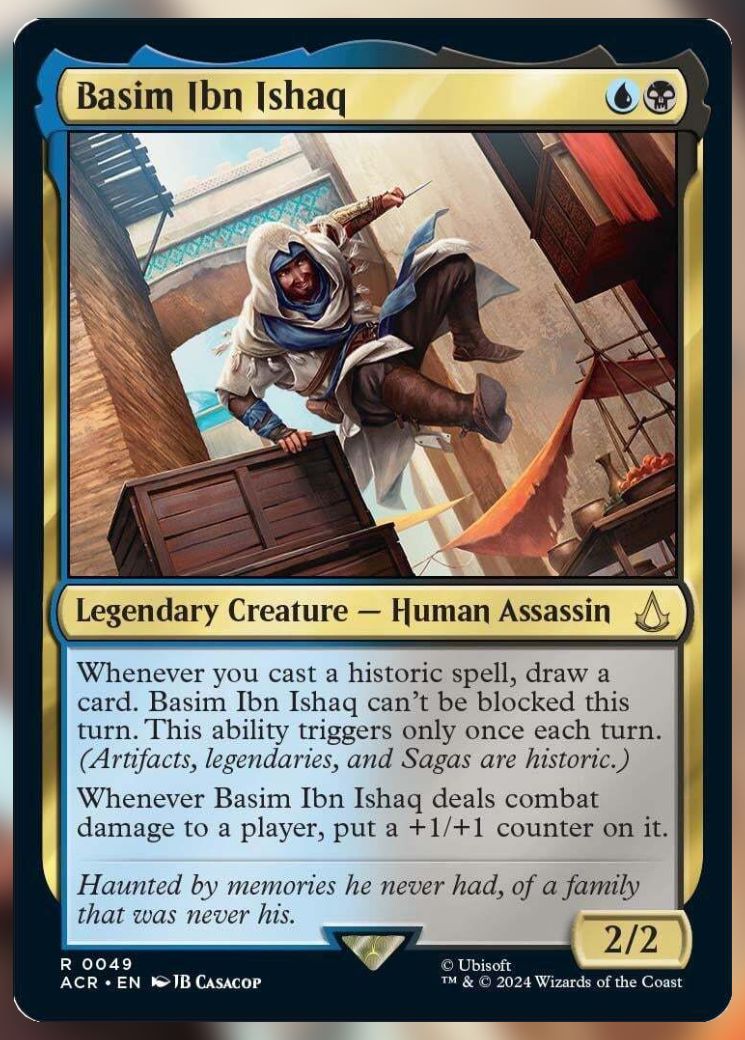 Magic The Gathering Basim Ibn Ishaq Card