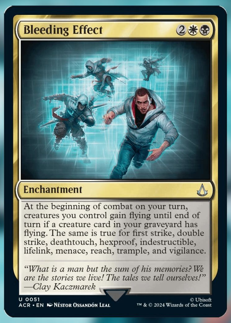 Magic The Gathering Bleeding Effect Card