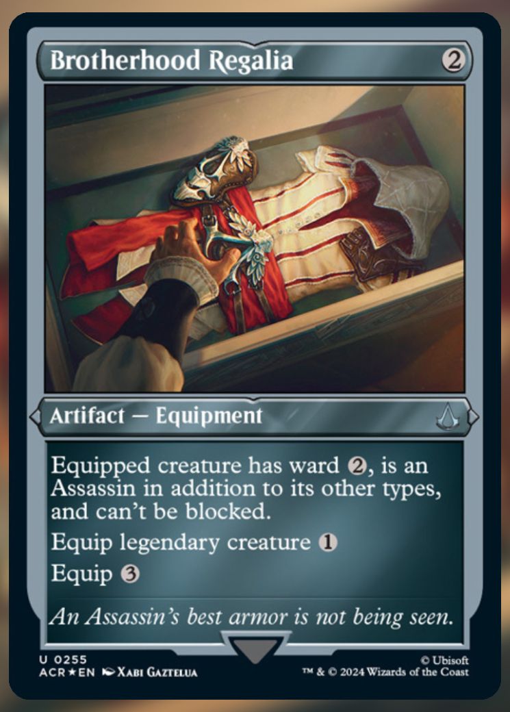 Magic The Gathering Brotherhood Regalia Alternate Card
