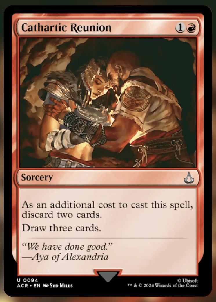 Magic The Gathering Cathartic Reunion Card