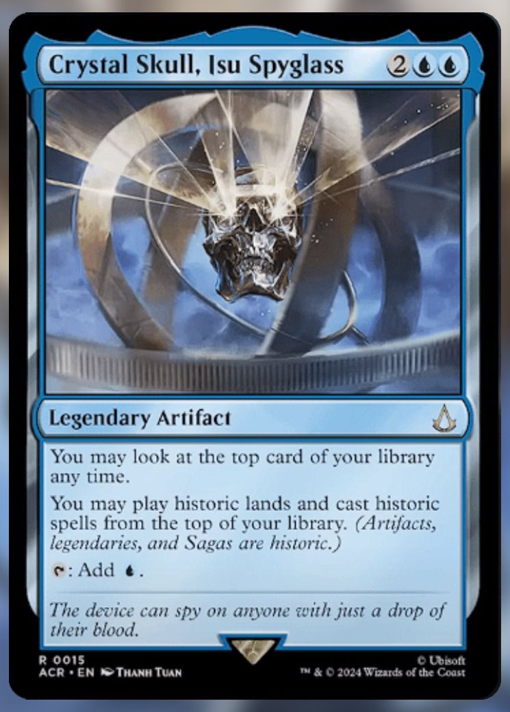 Magic The Gathering Crystal Skull, Isu Spyglasss Card