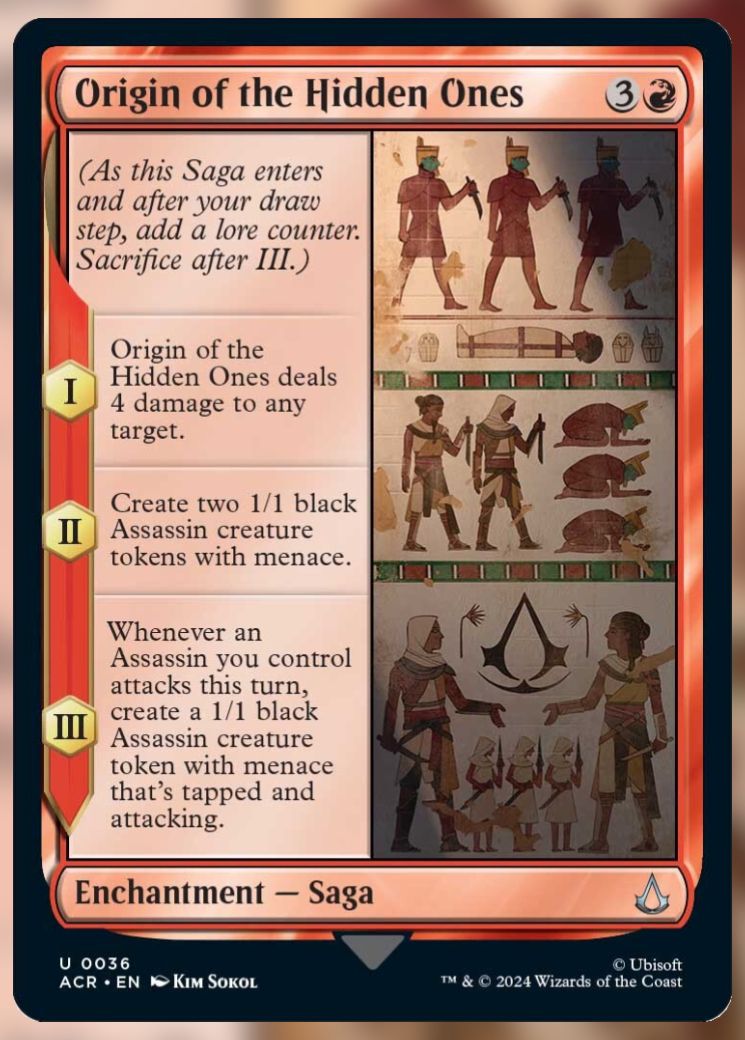Magic The Gathering Origin Of The Hidden Ones Card