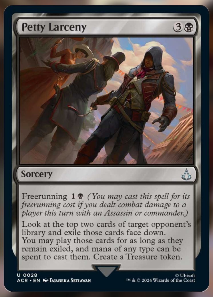 Magic The Gathering Petty Larceny Card