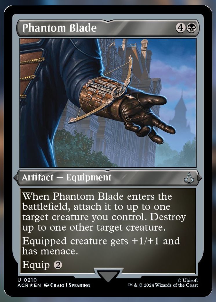 Magic The Gathering Phantom Blade Alternate Card