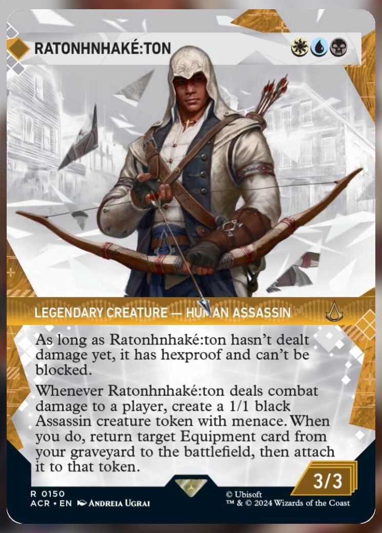 Magic The Gathering Ratonhnhaketon Alternate Card
