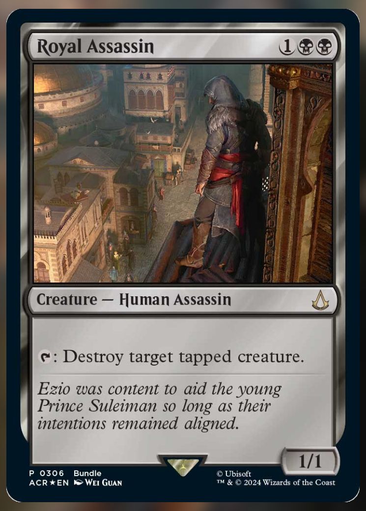 Magic The Gathering Royal Assassin Alternate Card