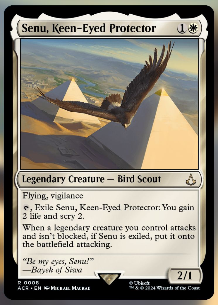 Magic The Gathering Senu, Keen-Eyed Protector Card