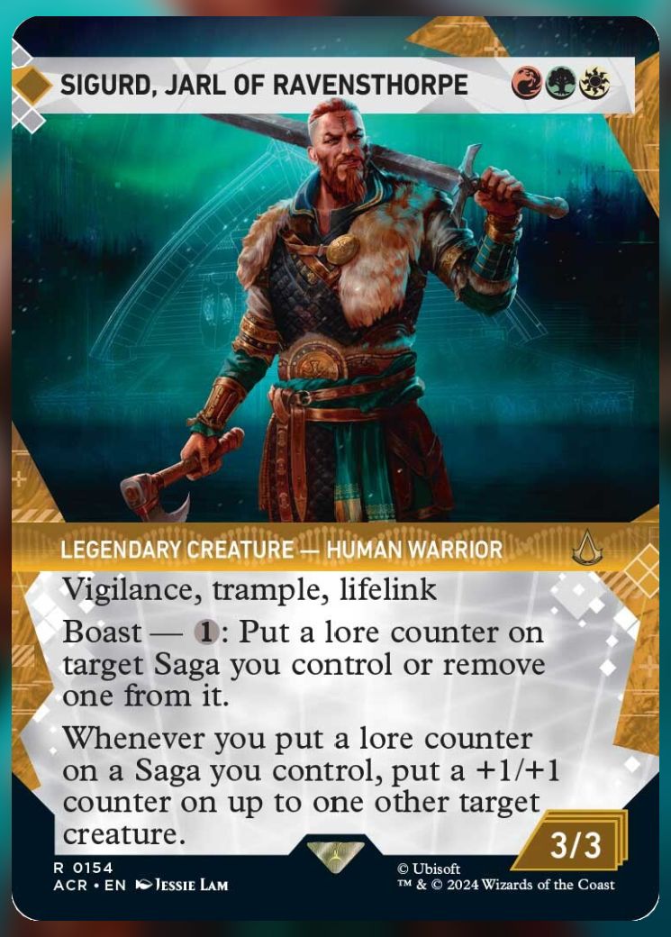 Magic The Gathering Sigurd, Jarl of Ravensthorpe Alternate Card