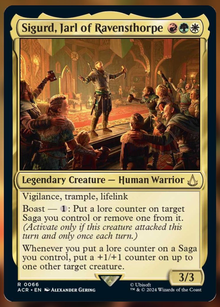 Magic The Gathering Sigurd, Jarl of Ravensthorpe Card