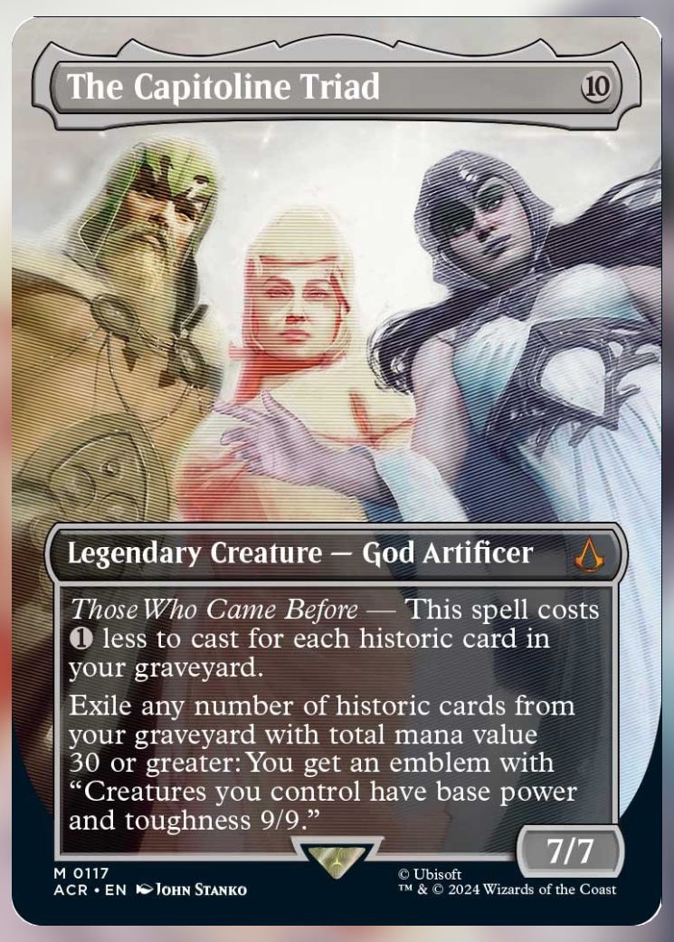 Magic The Gathering The Capitoline Triad Alternate Card 1