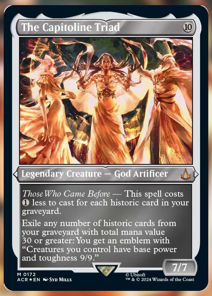 Magic The Gathering The Capitoline Triad Alternate Card 2