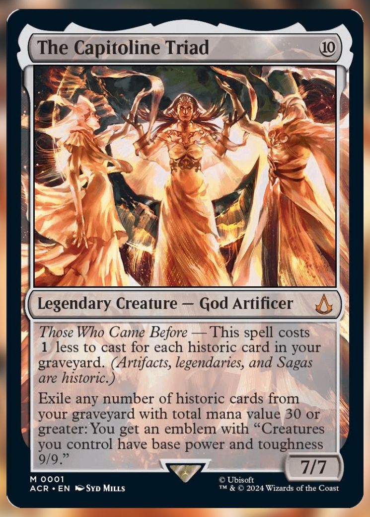 Magic The Gathering The Capitoline Triad Card