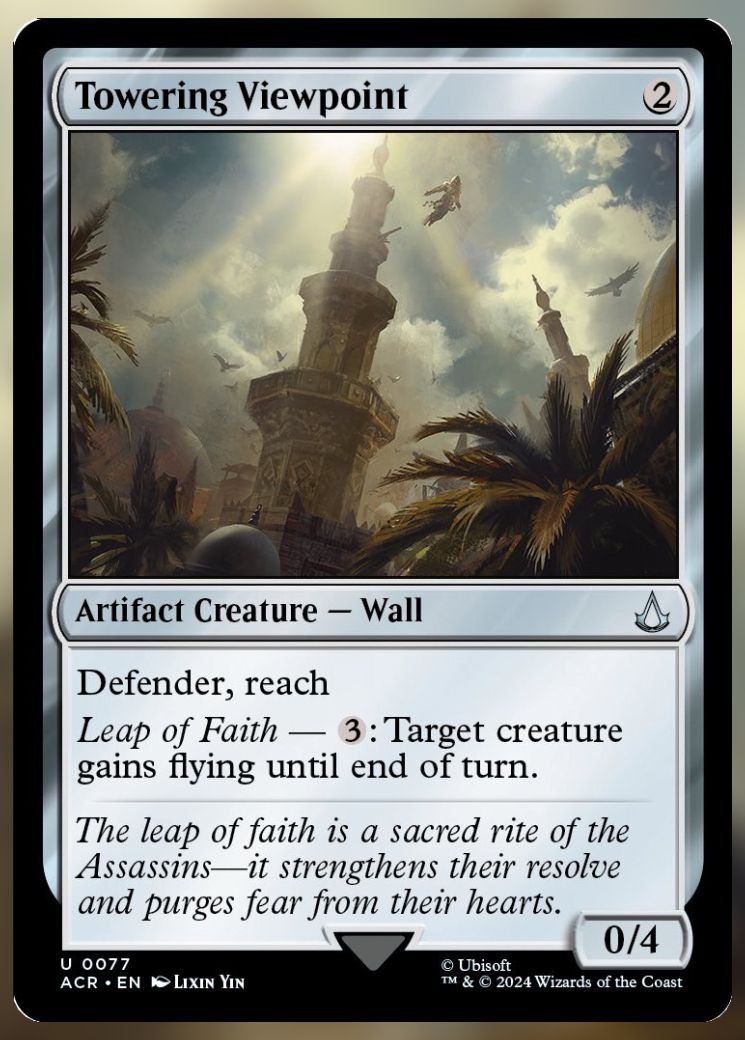 Magic The Gathering Towering Viewpoint Card