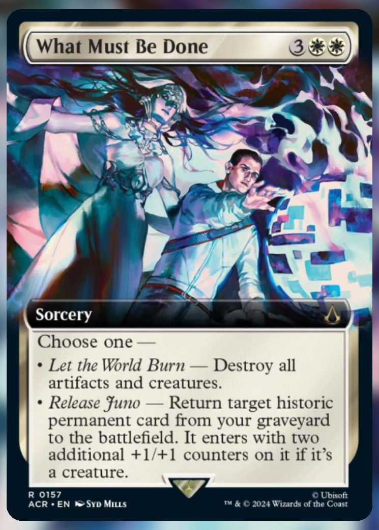 Magic The Gathering What Must Be Done Alternate Card