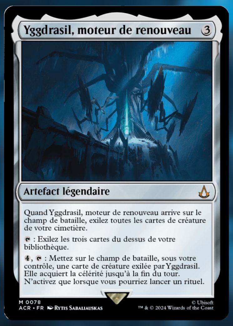 Magic The Gathering Yggdrasil, Engine Of Renewal Card
