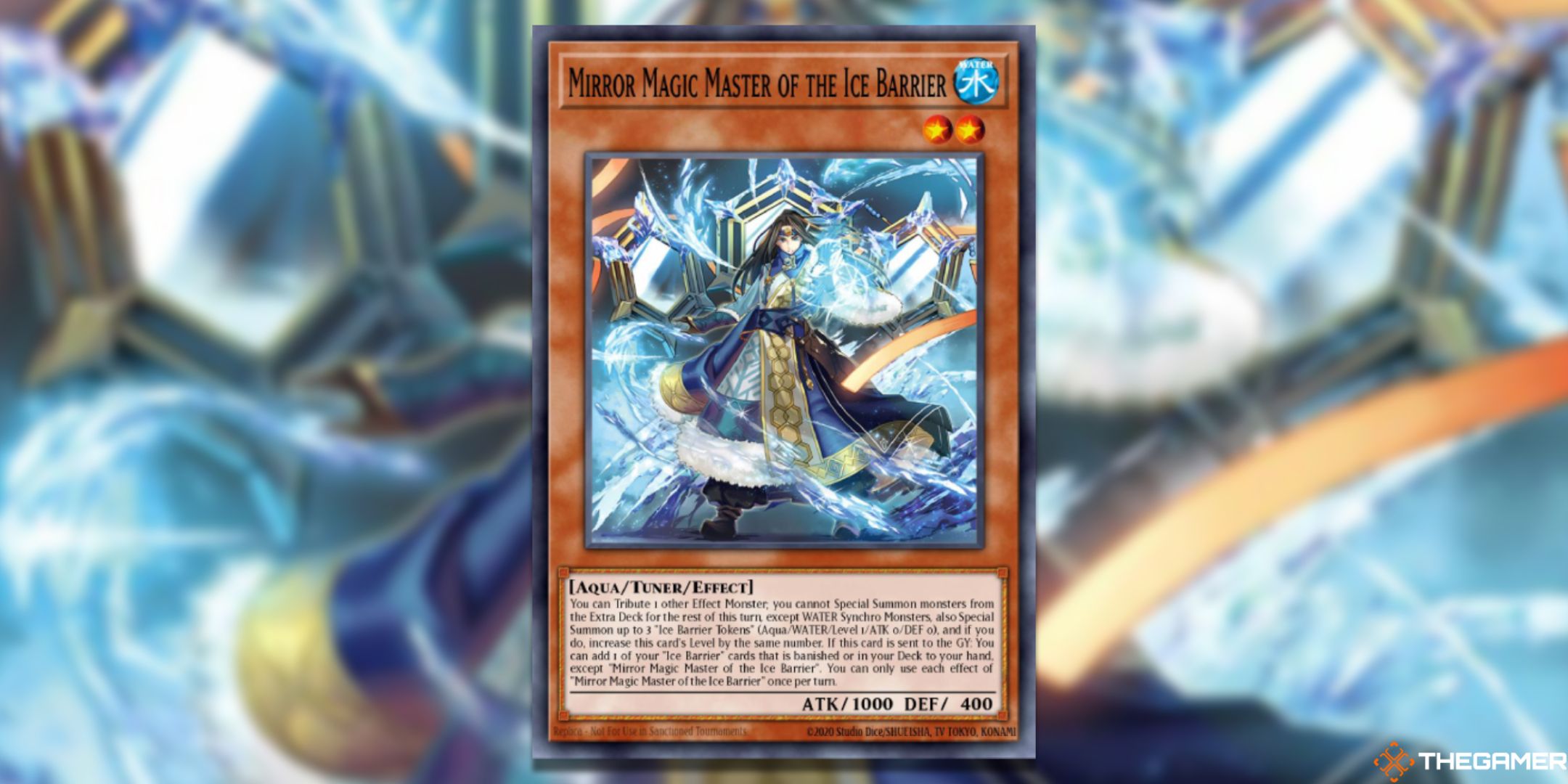 Mirror Magic Master Of The Ice Barrier Yu-Gi-Oh! Card Art