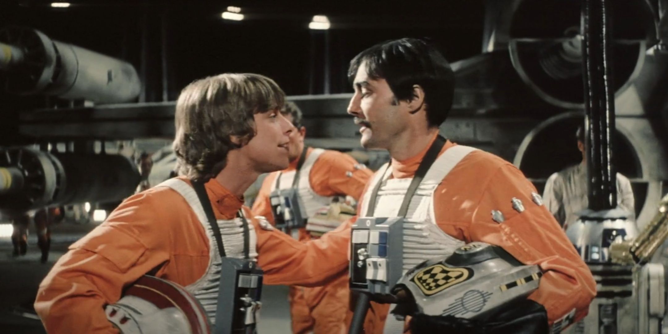 Luke Reunites With Biggs on Yavin