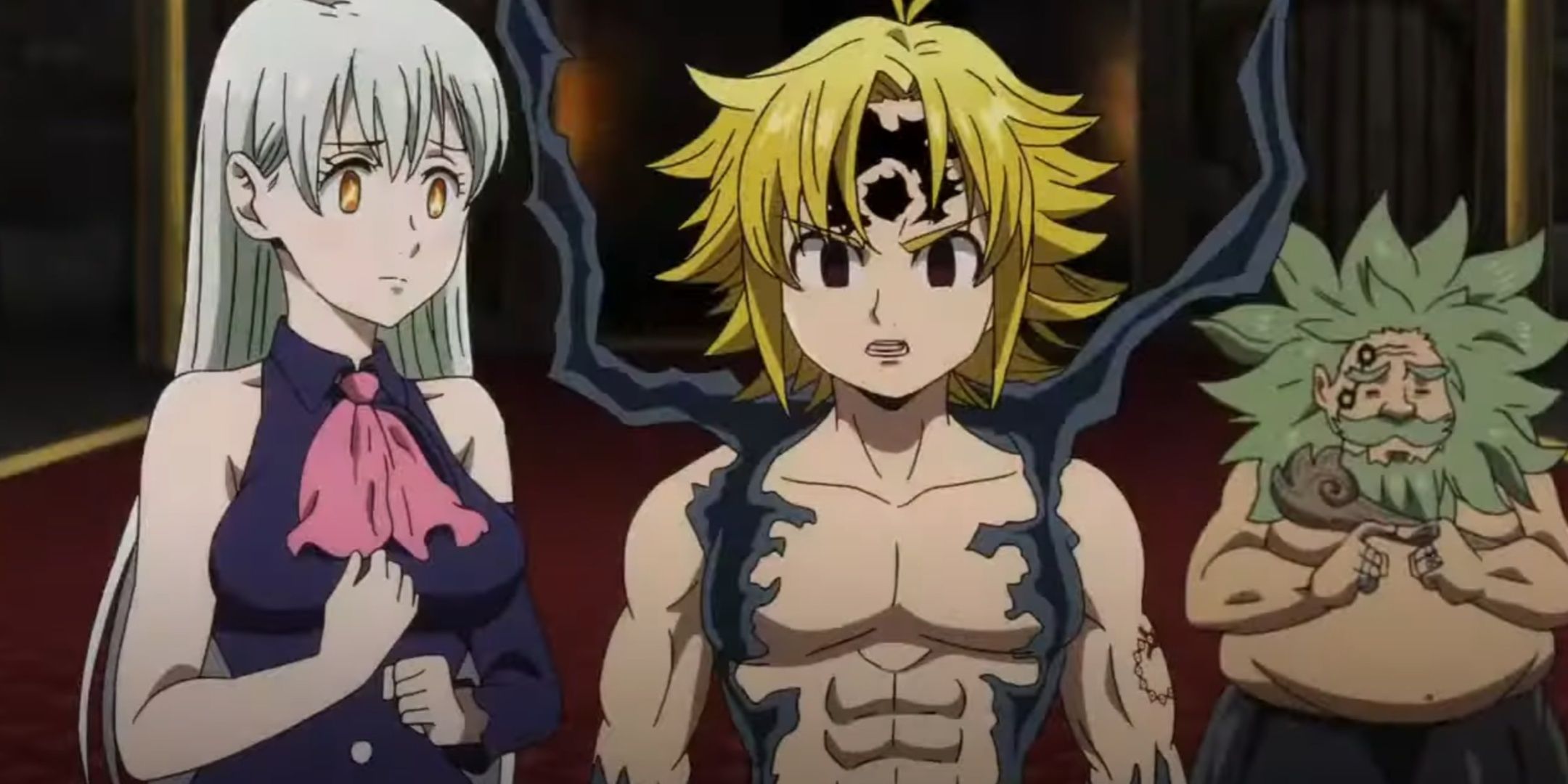 Meliodas in Demon form during Seven Deadly Sins