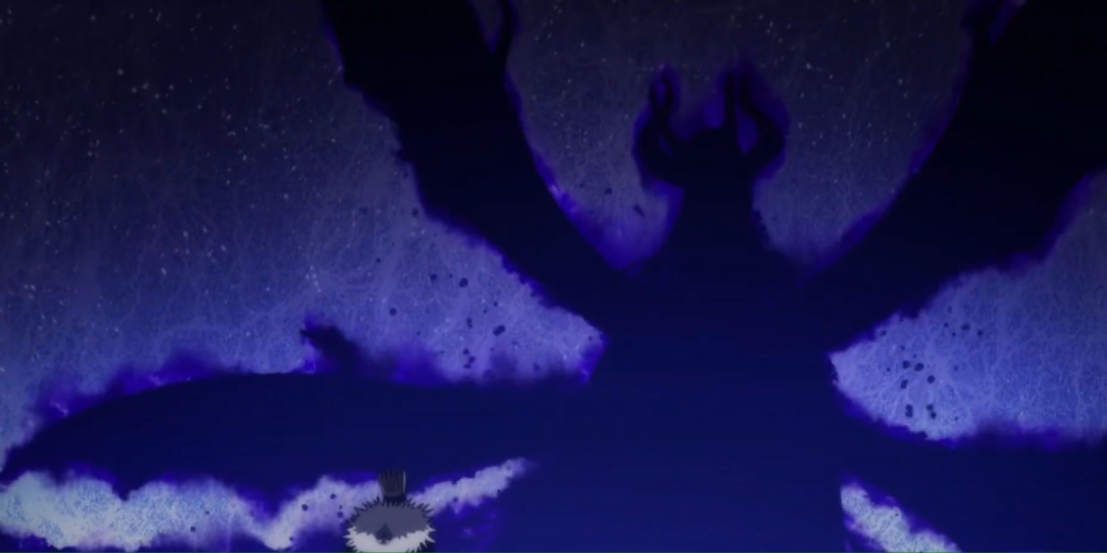Lucifero in the shadows during The Black Clover Anime