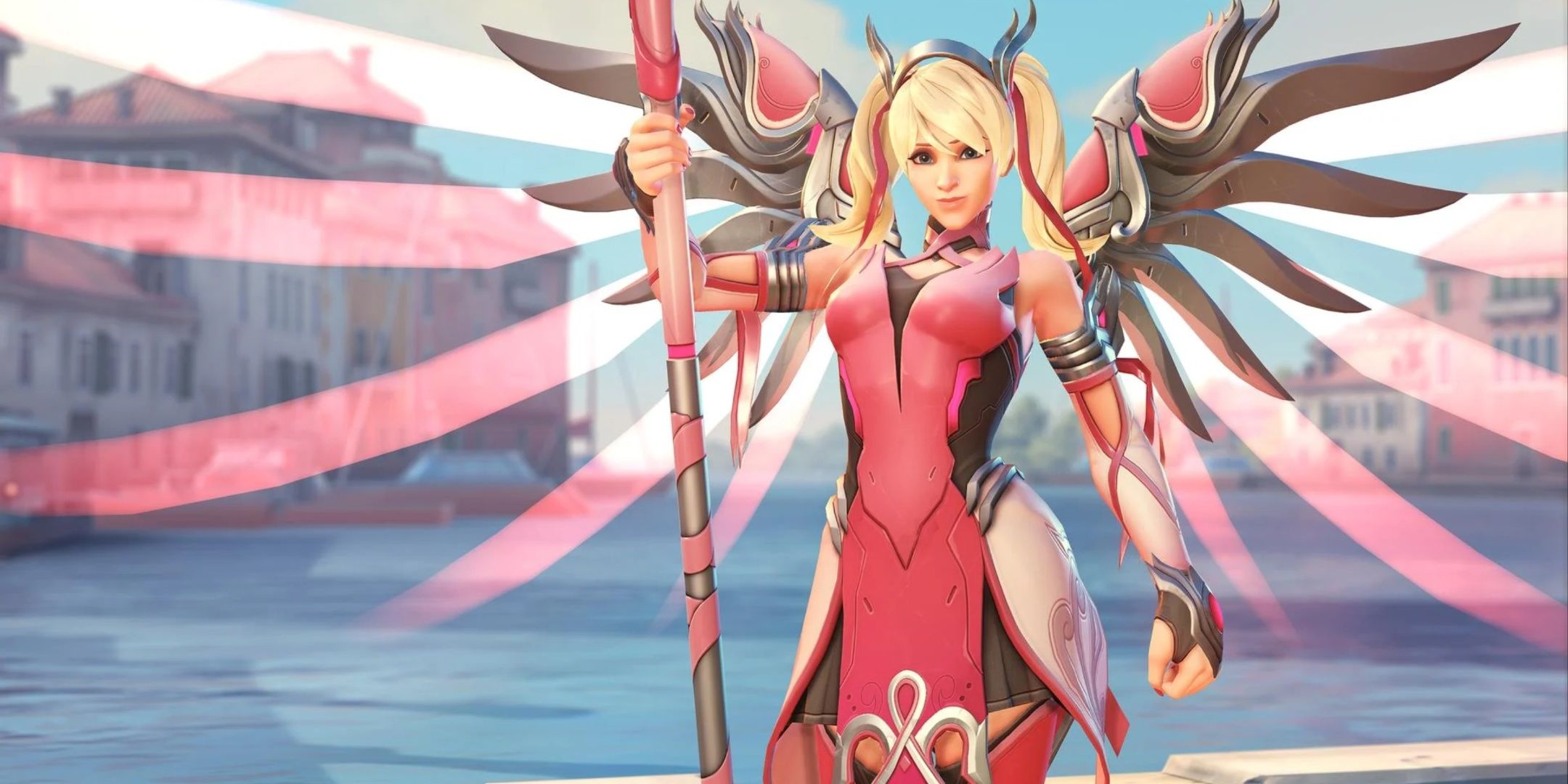 Overwatch Pink Mercy Skin