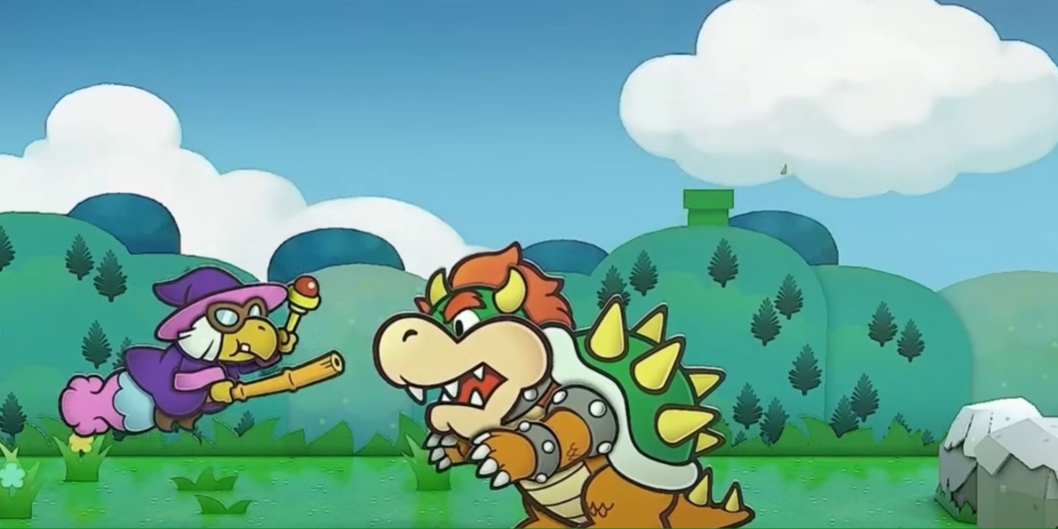Bowser and Kammy in Paper Mario The Thousand Year Door